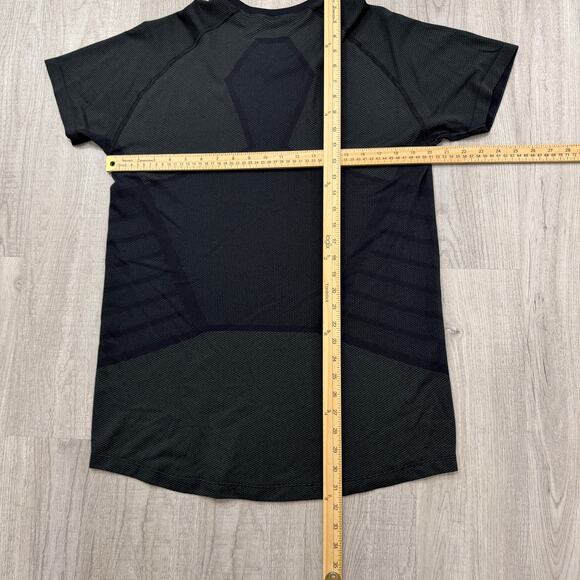 Gymshark 315 Seamless Workout Shirt Large Black Gym Running Lifting David Laid - Picture 6 of 7